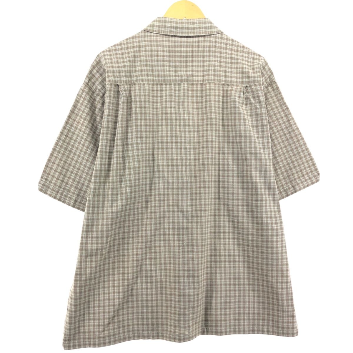 古着 90~00年代 コロンビア Columbia 半袖 コットン チェック