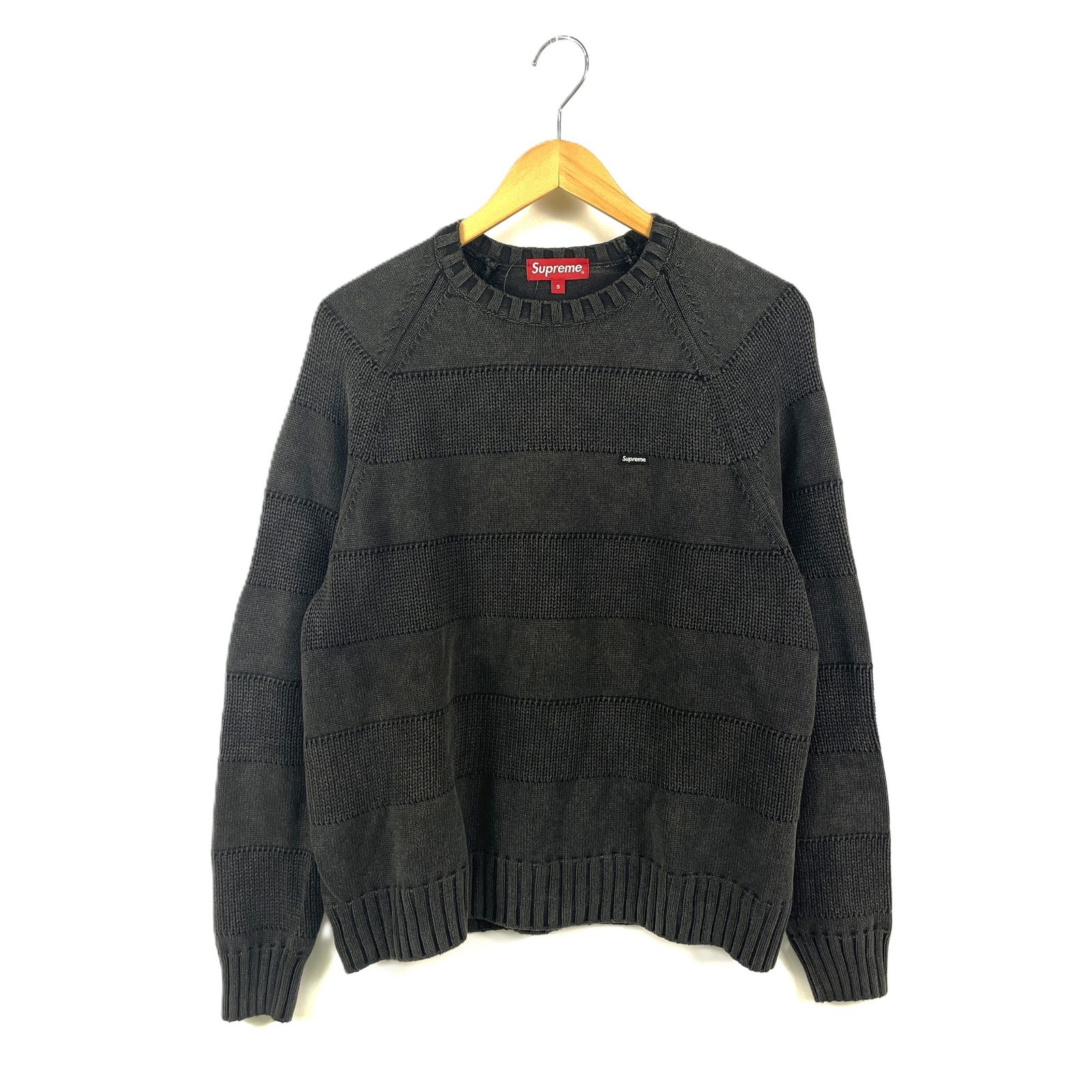 Supreme small box ブラック ニットセーター Supreme シュプリーム Small Box Ribbed Sweater コットンニット