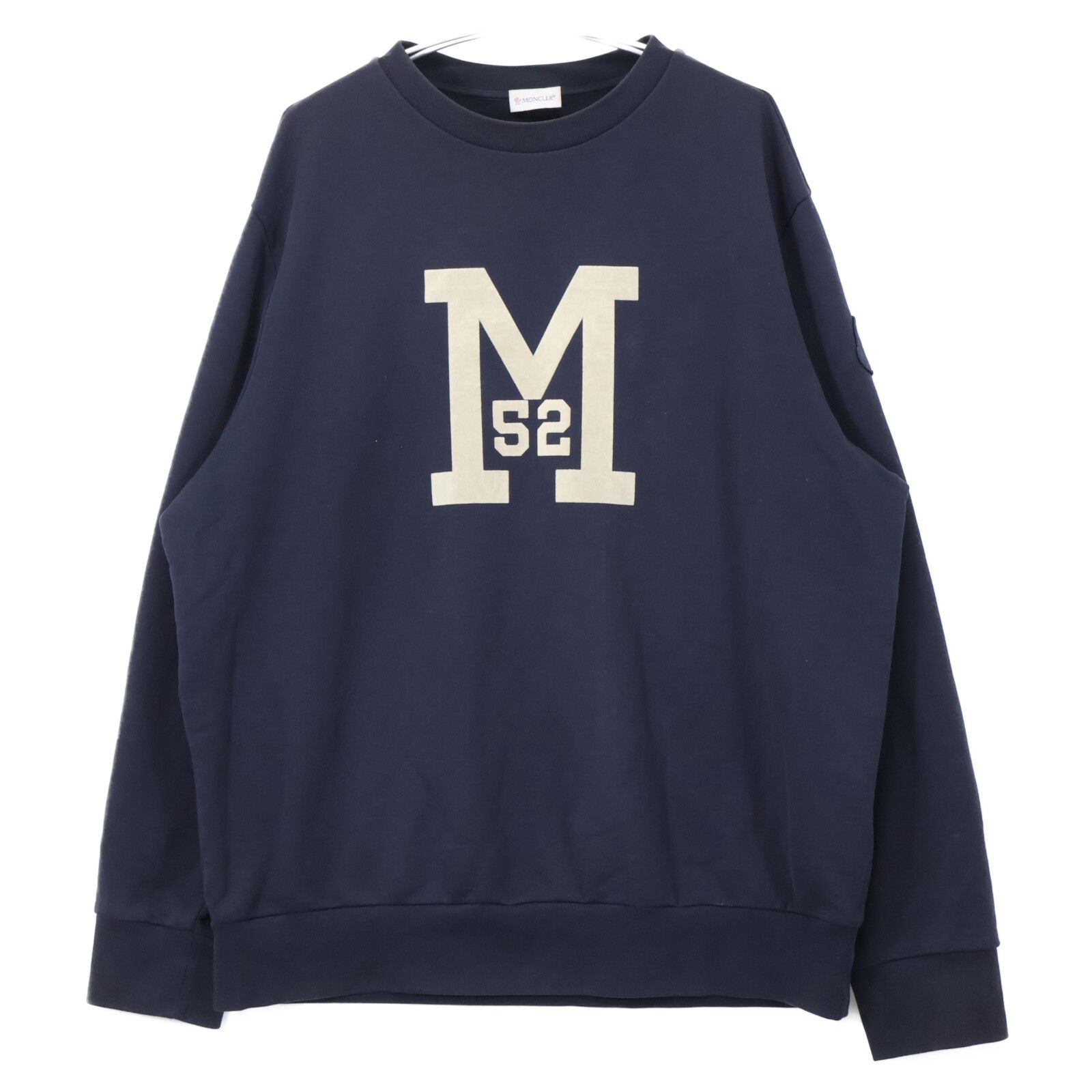 Moncler ロゴスウェットシャツ MONCLER モンクレール 22年 ﾈｲﾋﾞｰ ﾌﾛｯｷｰ ﾛｺﾞ ｽｳｪｯﾄｼｬﾂ 3XL