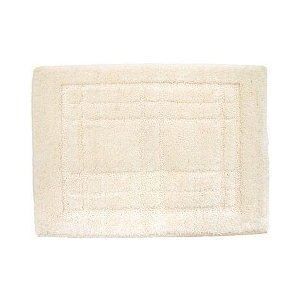50個セット バスマット|お風呂マット 36×50cm アイボリー 長方形 洗える 防滑加工 ポリエステル クリュム 〔脱衣所〕