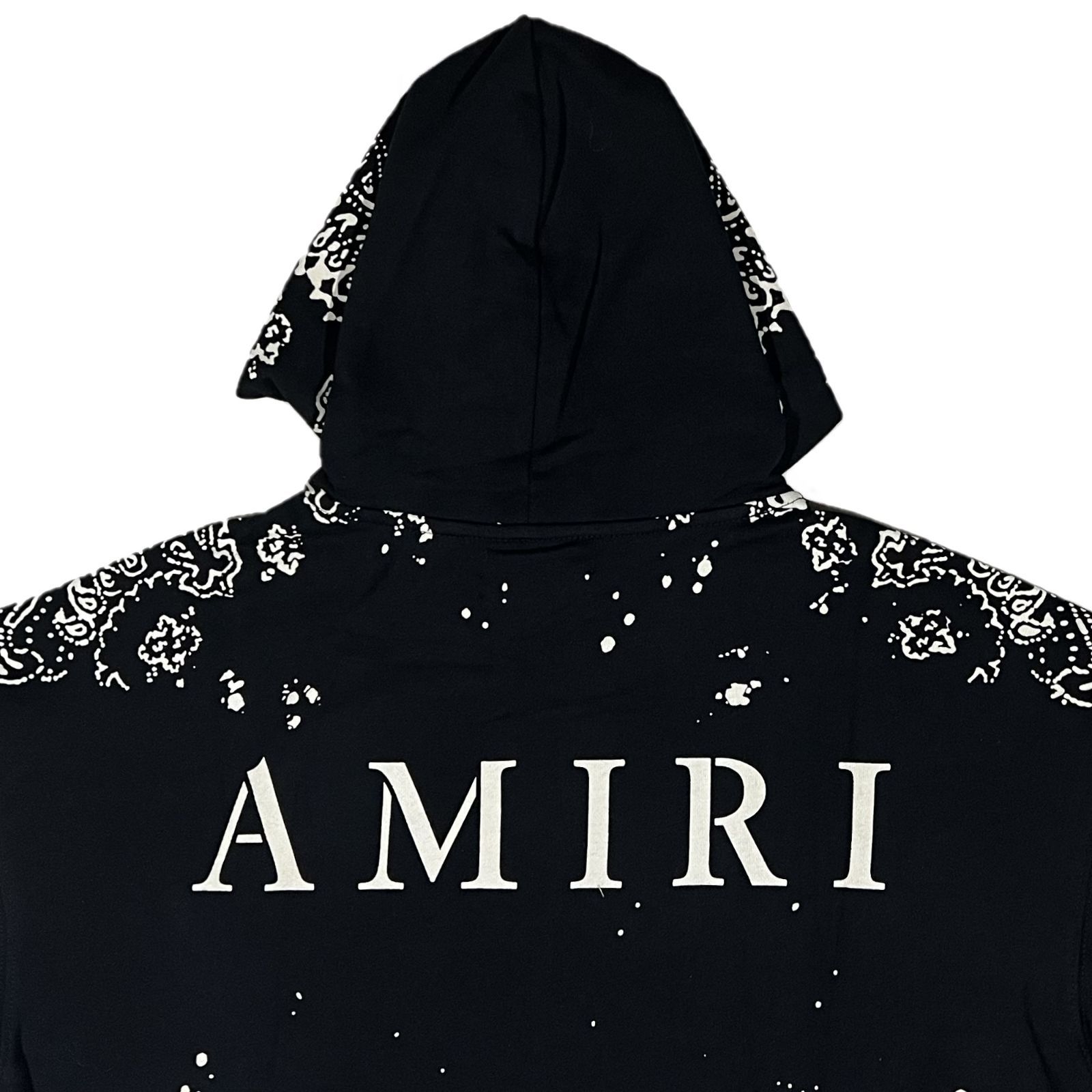 AMIRI BANDANA OVER HOODI アミリ バンダナ柄 グレー