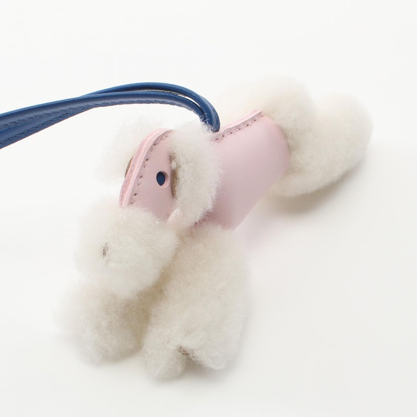 新品未使用】エルメス バディチャーム 犬 HERMES 白 ローズダーリン