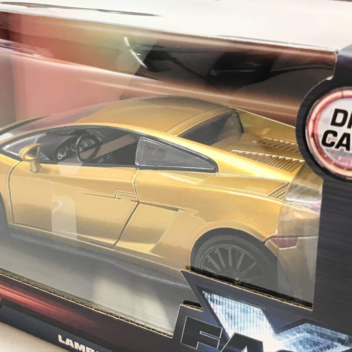 ◎JADA TOYs ミニカー 1/24 ランボルギーニ ガヤルド(ゴールド