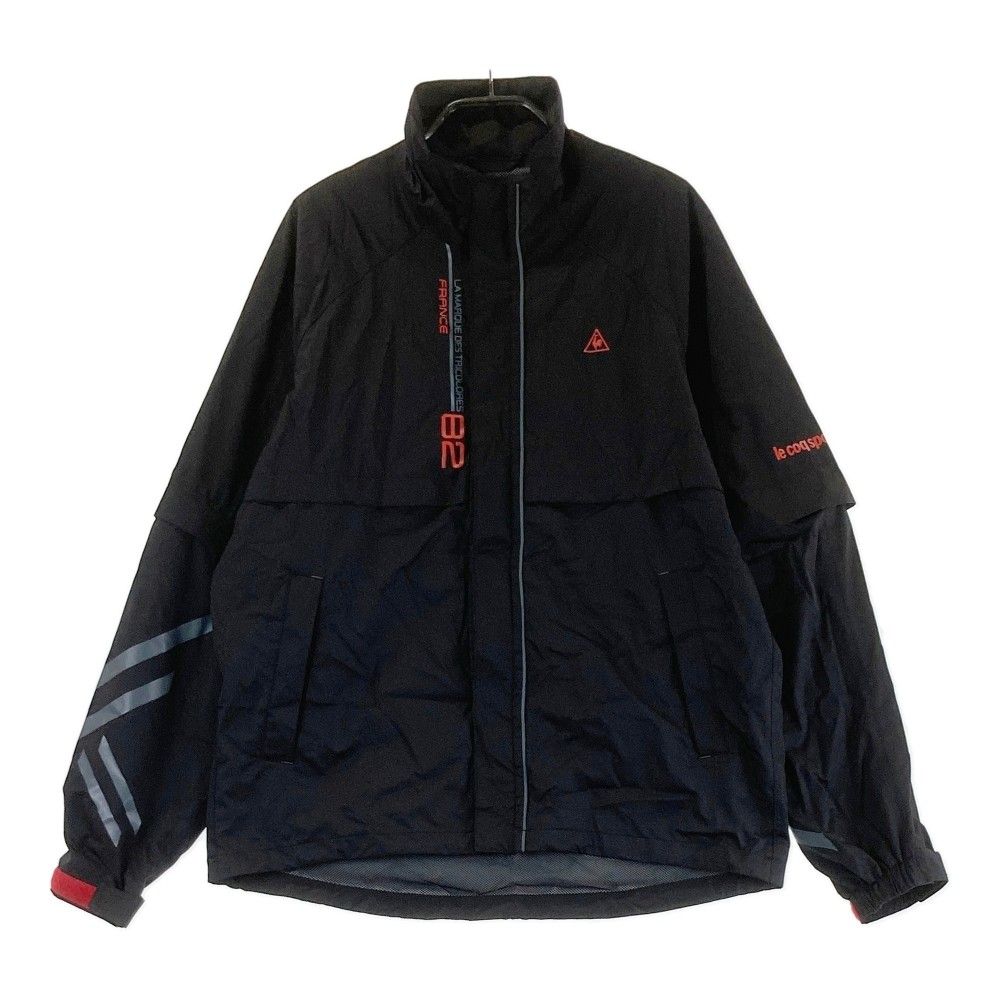 サイズ M LE COQ GOLF ルコックゴルフ 2WAY レインウェア セットアップ ブラック系 240101402211 ゴルフウェア メンズ ストスト
