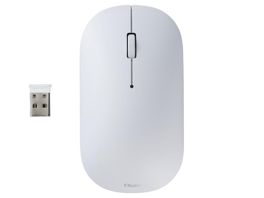 【新品・4営業日で発送】MUSRKT230W マウス Slimmouse ホワイト BlueLED ／無線(ワイヤレス) ／3ボタン ／USB 