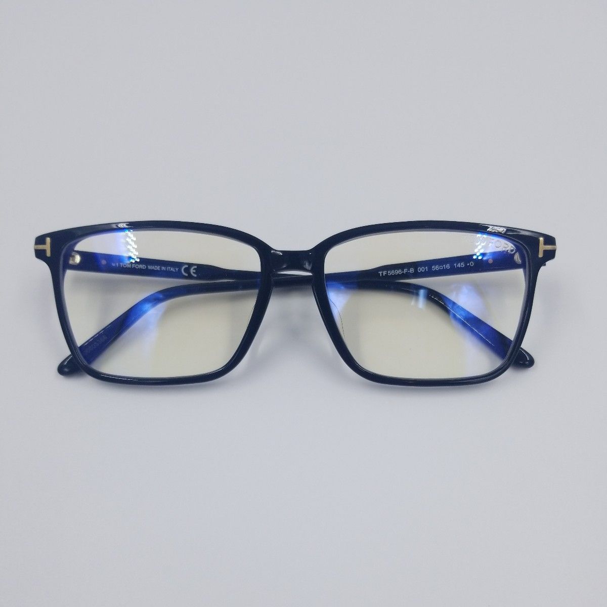 トムフォード メガネフレーム TOM FORD TF5696-F-B 001 プラスチック 