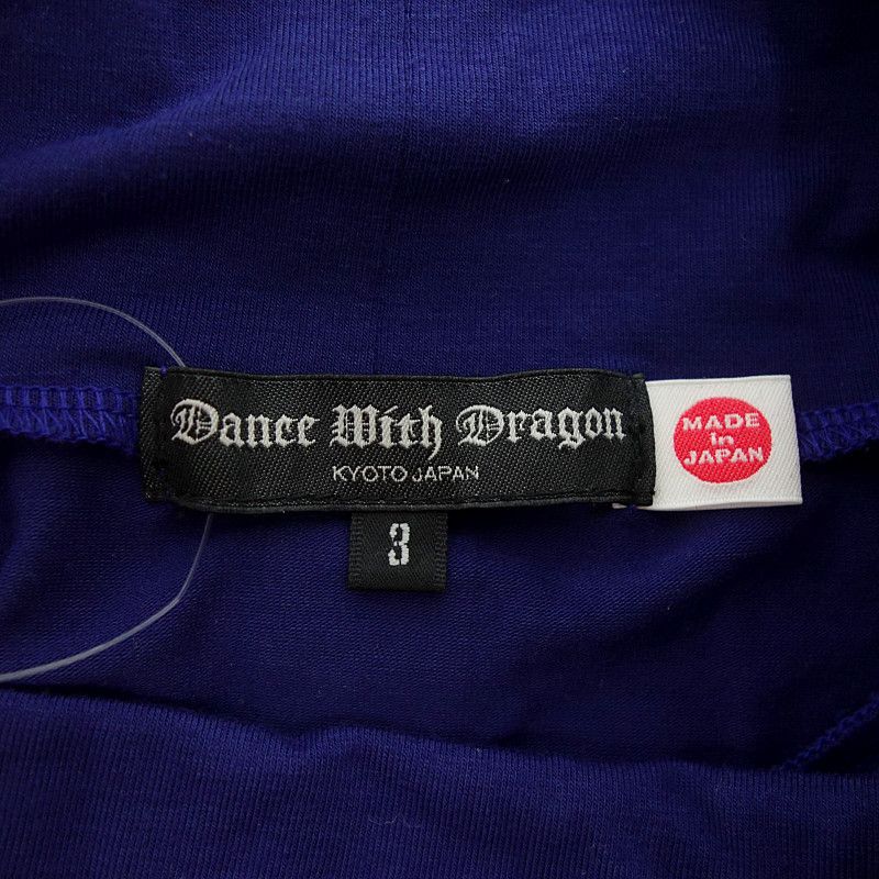 Dance With Dragon - coco 中古 ダンスウィズドラゴン DANCE WITH DRAGON メンズ カットソー 3(L) 水色 ブルー 長袖モックネック 裏起毛 刺しゅう coco 中古 ダンスウィズドラゴン DANCE WITH DRAGON メンズ