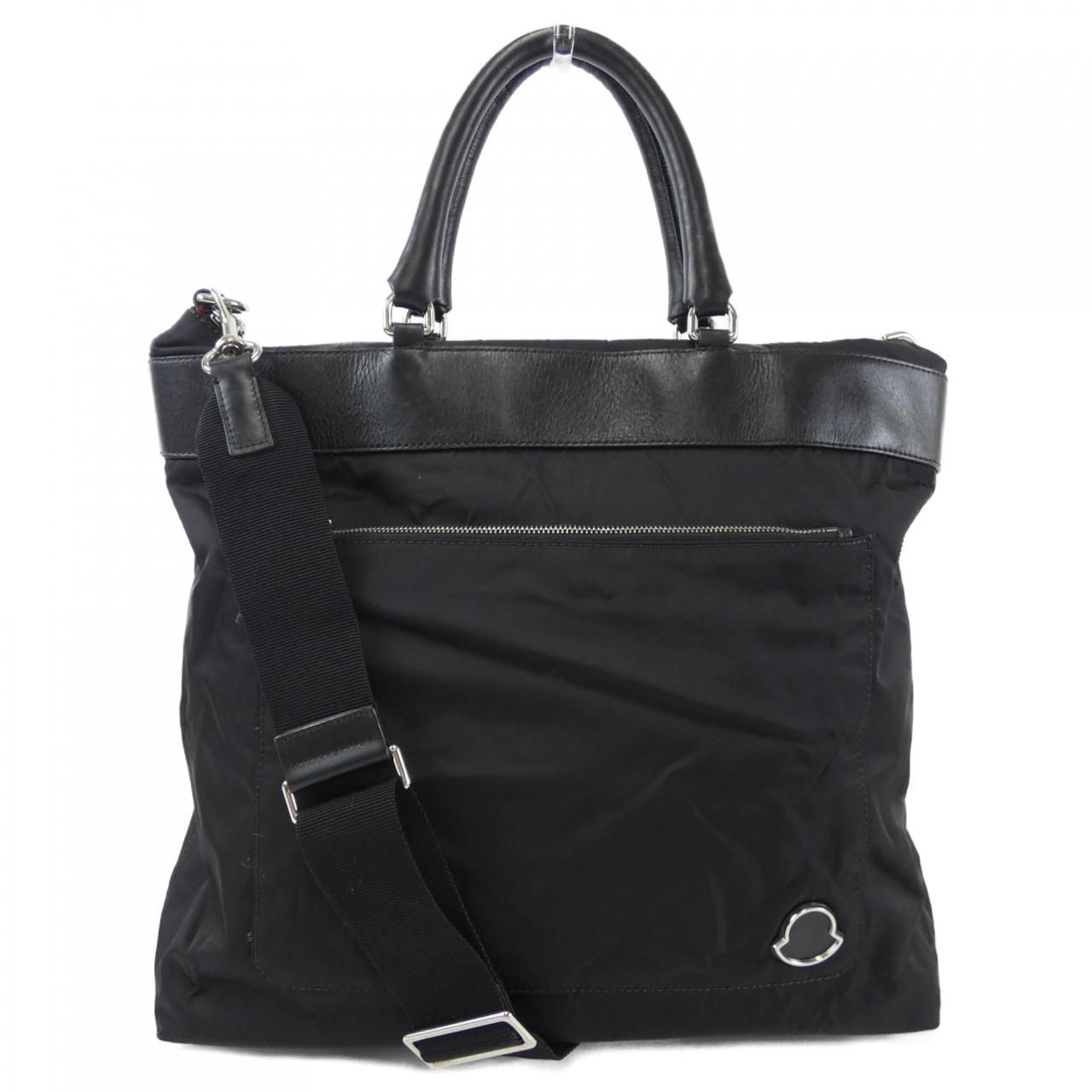 Cool!】ディースクエアード：ロゴ入りレザーダッフルバッグ／ドラムバッグ