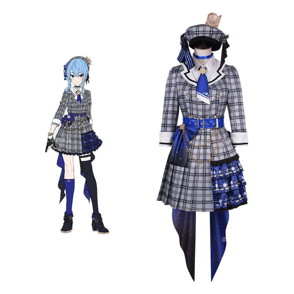 星街すいせい コスプレ Hololive Vtuber Live2D コスプレ衣装 仮装 大人用 文化祭 イベントコスチューム ステージ服 パーティー ハロウィン クリスマス イベンド 学生 プレゼント 祭り 学園祭