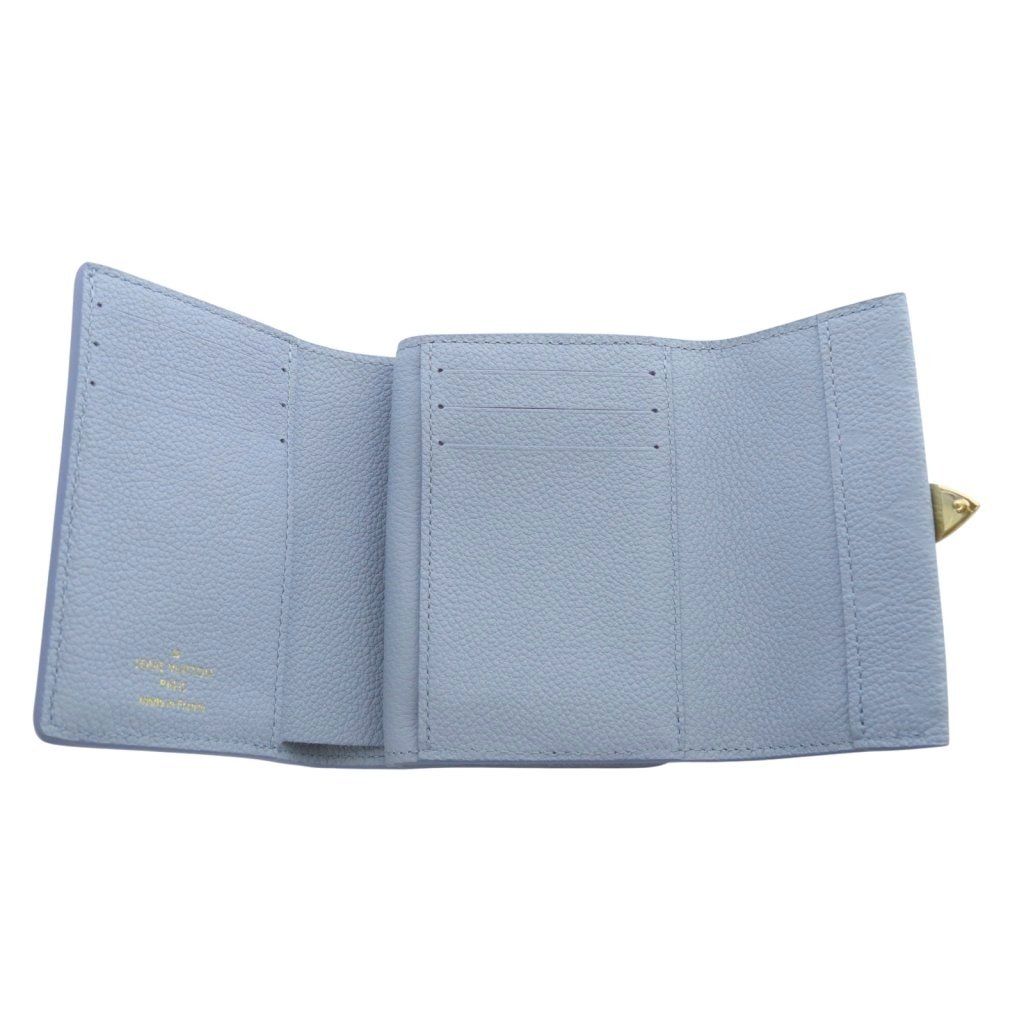 日本限定カラー 未使用級⭐️ルイヴィトン アンプラント メティス コンパクト 水色 ヴィトン モノグラムアンプラント ポルトフォイユ メティス