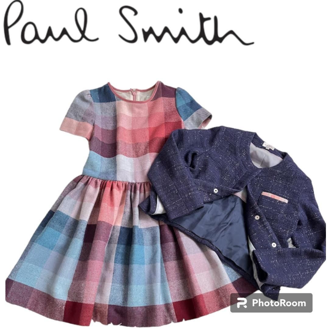 セットアップPaul Smith JUNIOR セットアップ ウール チェック