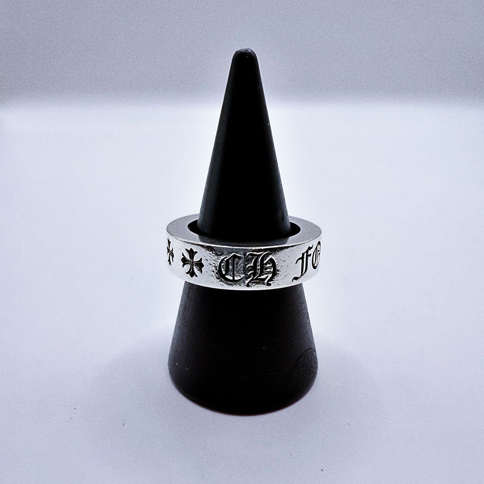インヴォイス原本付】CHROME HEARTS 6mm SPACER FOREVER RING 13