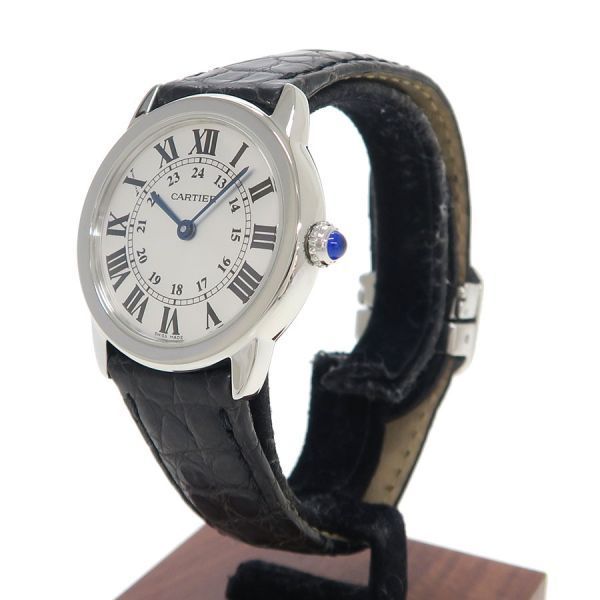 カルティエ ロンドソロSM 29mm W6700155 レディース 腕時計【Aランク  