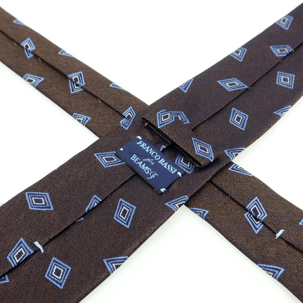 新品】フランコバッシ ネクタイ FRANCO BASSI フランコバッシ 小紋