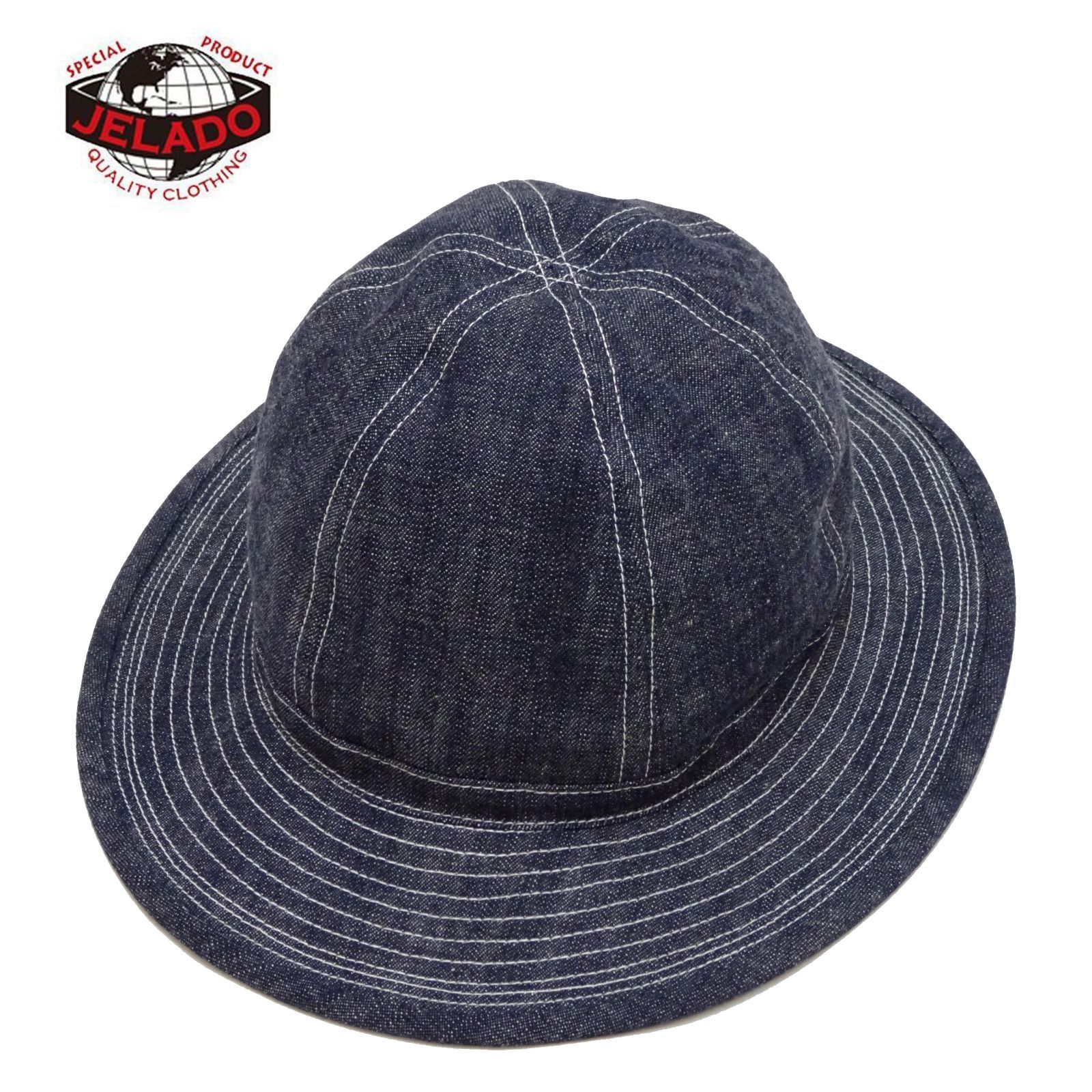 ジェラード JELADO デニムファティーグハット CM37 Denim Fatigue Hat ミリタリー キャップ CT02646 帽子 デニム ハット インディゴ