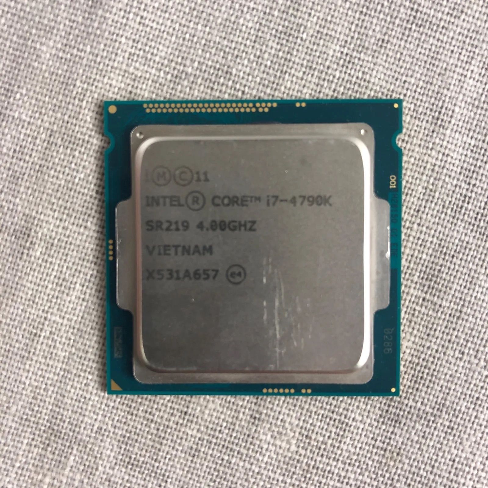 CPU Intel Core i7-4790K【BIOS起動確認済】/CPU_M230441 - メルカリ