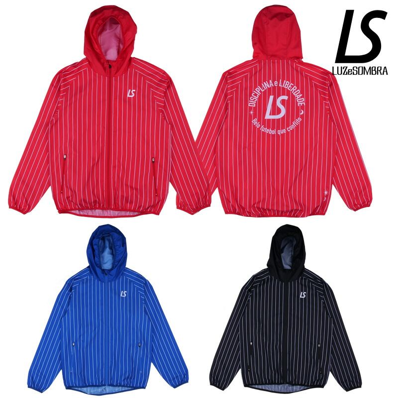 ルースイソンブラ|LUZ e SOMBRA ピステパーカー|STRIPE CONFLITO LOGO FULL ZIP PISTE JKT L1231103