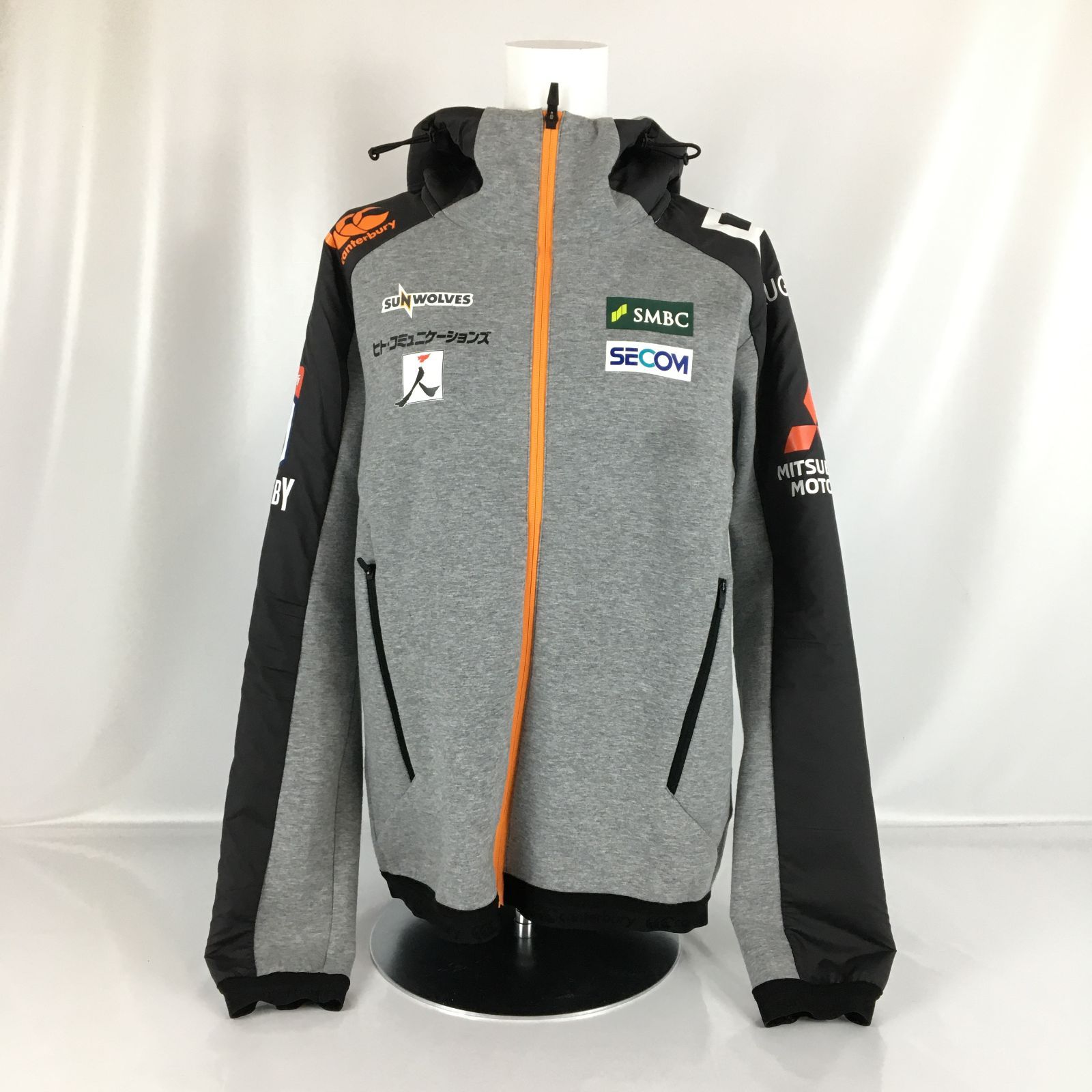 カンタベリー CANTERBURY SUNWOLVES サンウルブズ トラック パーカ ジャケット M グレー ジャージ ラグビー 中古 K10323  00736wa◇116 - メルカリ