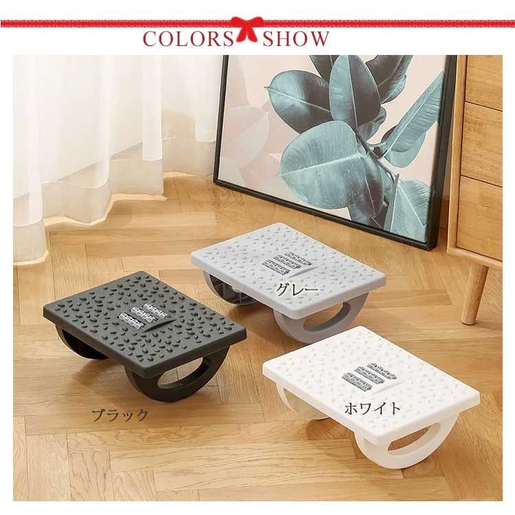 フットスツール、マッサージ テクスチャード フットレスト低反発