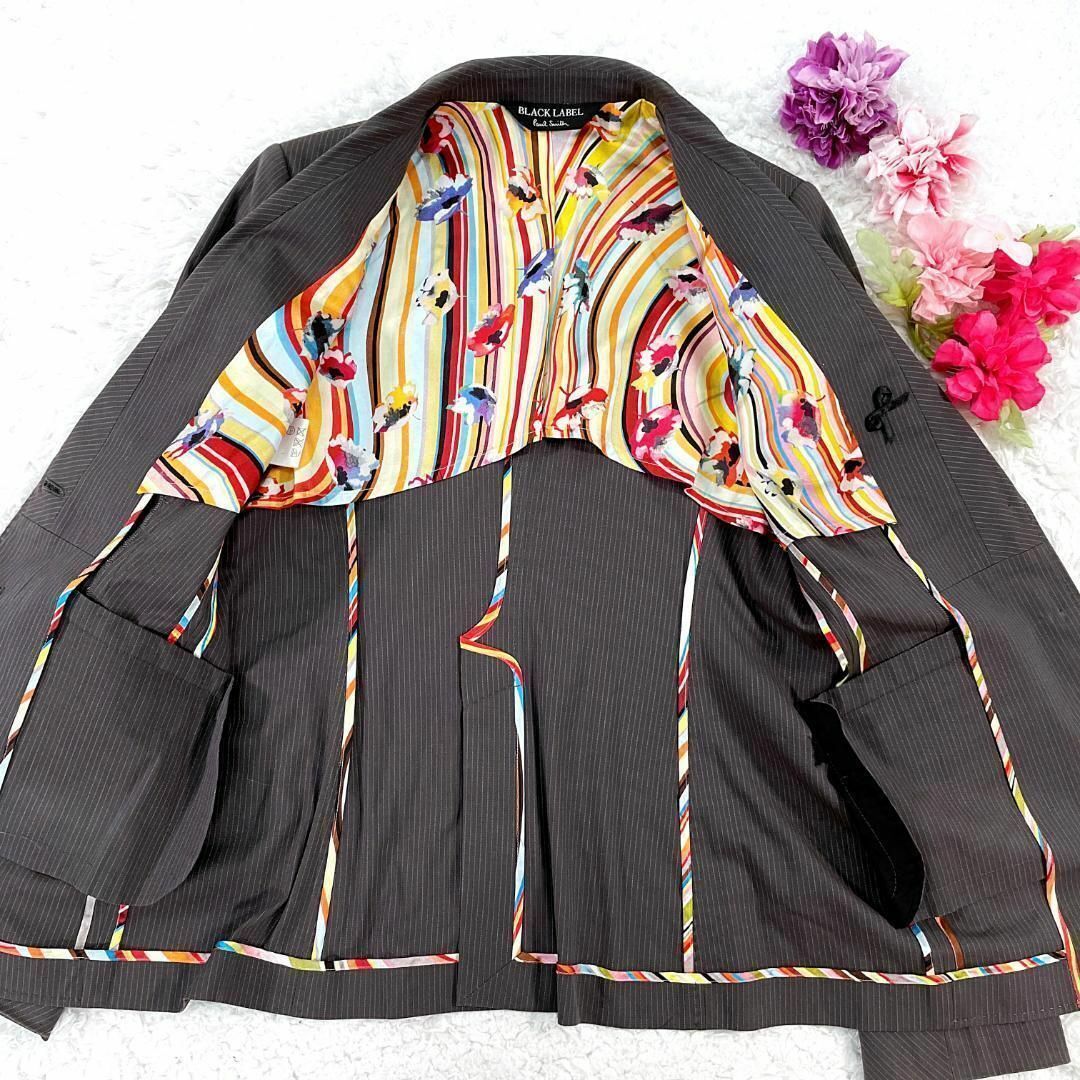 BLACK LABEL Paul Smith ジャケット マルチストライプ 40 綿麻 