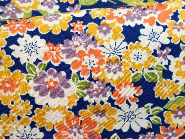 平和屋着物○上質な紬 飾花文 正絹 逸品 未使用 DAAU0659tw （平和屋  