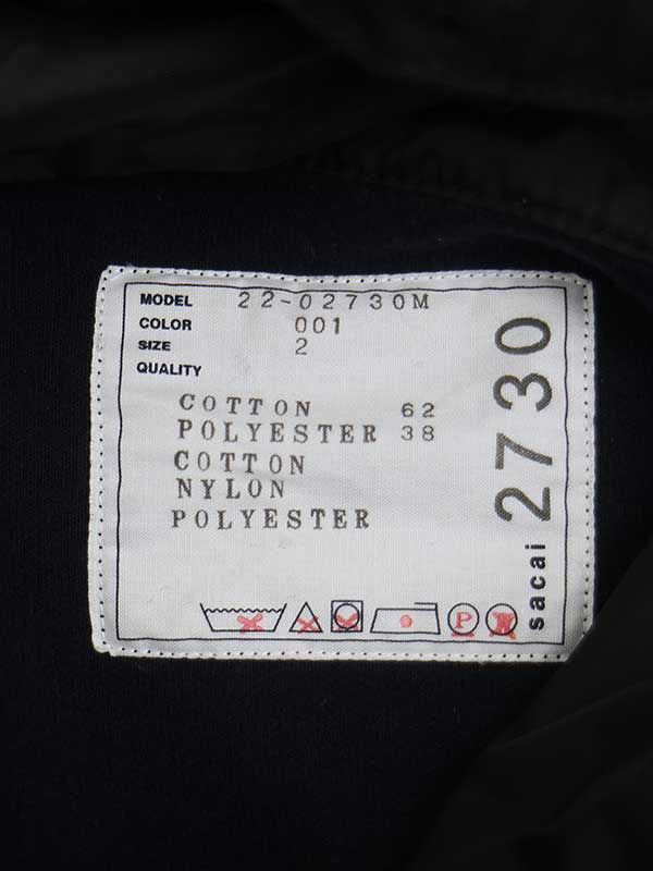 sacai サカイ ハイブリッド パーカー SCM057 sacai サカイ ハイブリッド パーカー SCM057 (sacai/パーカー