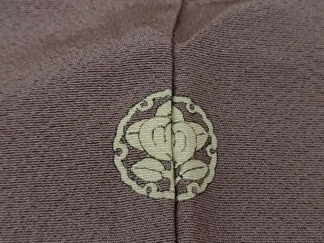 平和屋着物○上質な色無地 黄海松茶色 正絹 逸品 CAAV6459vf 平和屋