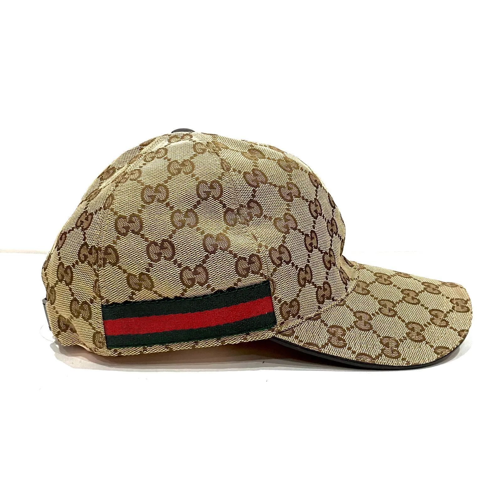 【美品】グッチ Gucci GG シェリーライン ベースボールキャップ GUCCI シェリーライン GG柄 ベースボールキャップ 帽子 サイズ M