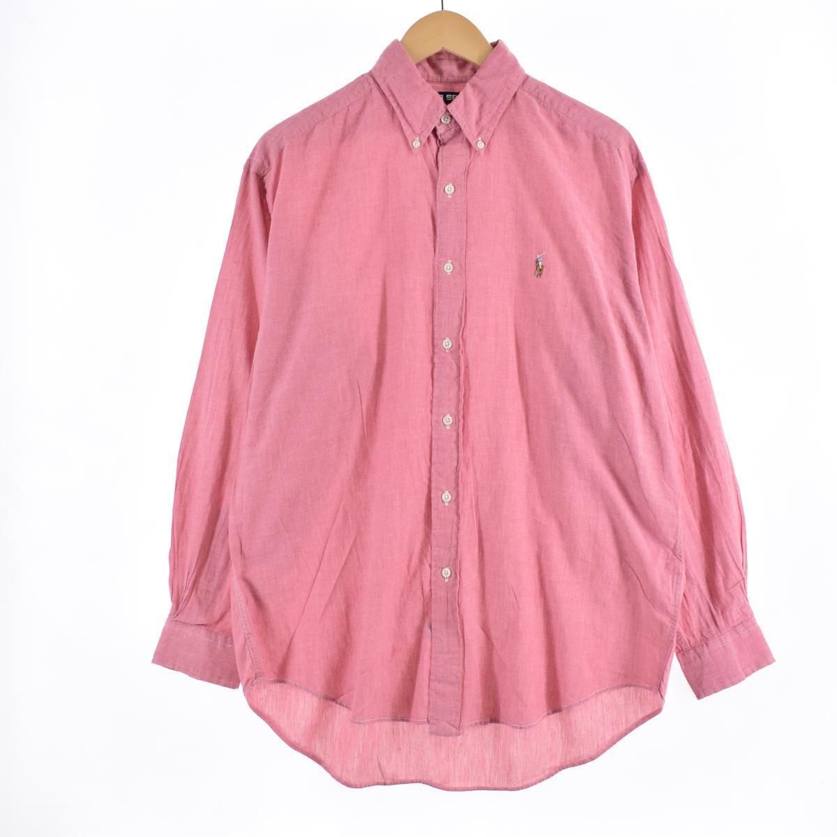 古着 90年代 ラルフローレン Ralph Lauren POLO SPORT ポロスポーツ 長袖 ボタンダウンシャツ メンズXL ヴィンテージ/eaa322077