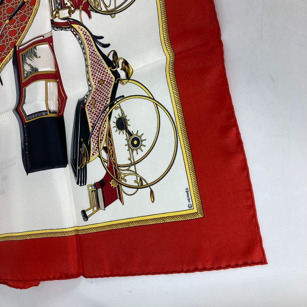 HERMES/エルメス カレ90 カサンドラ シルク スカーフ g_136 HERMES*シルクスカーフ カレ90 エルメス フラッグシップ 船