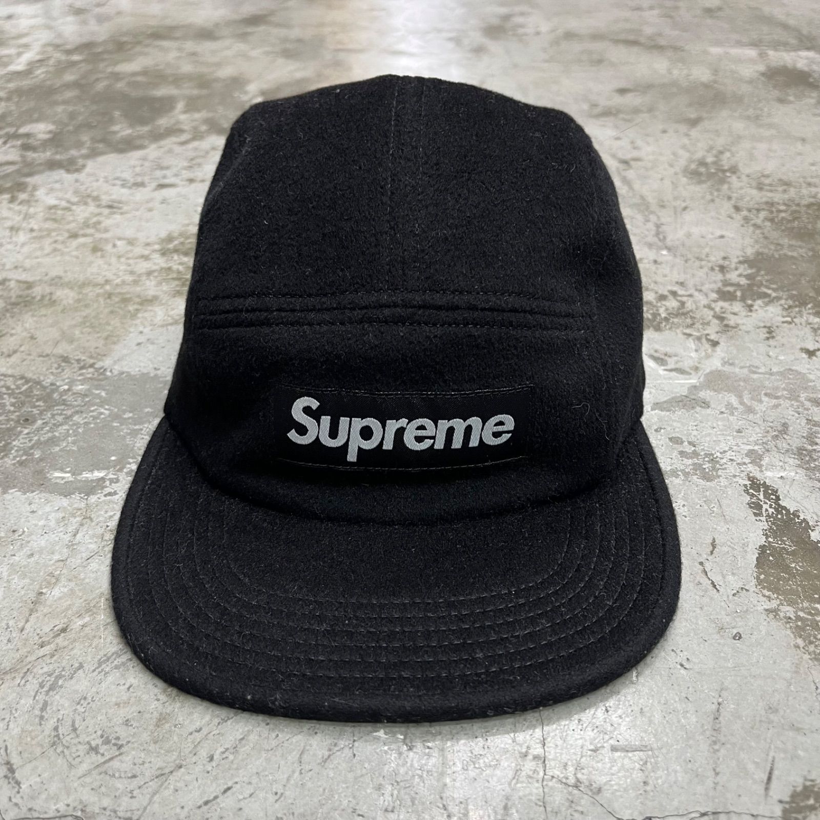 ほぼ未使用 Supreme Wool Camp Cap ブラック 19aw Supreme Wool Camp Cap ブラック 19aw Supreme Wool Camp Cap