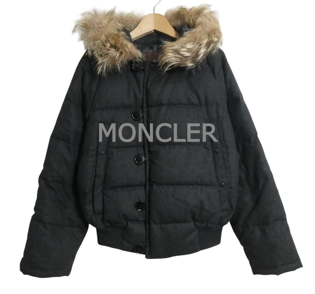 美品 MONCLER モンクレール BULGARE ブルガリ ダウンジャケット 茶タグ 