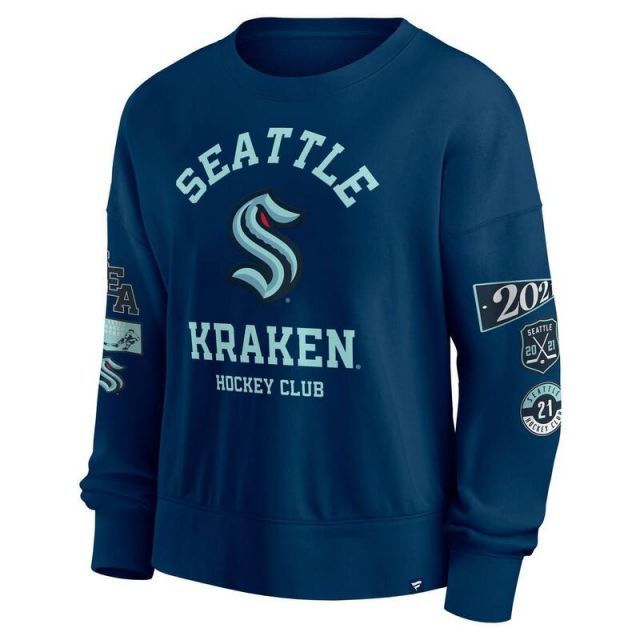 売れ筋商品|||ファナティクス パーカー・スウェットシャツ レディース  Heather Deep Sea Blue 送料無料】 ファナティクス レディース Tシャツ トップス