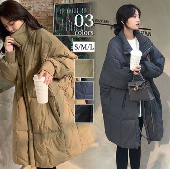 中綿ジャケット レディース スタンドカラー キルティング 立襟 防寒 暖かい アウター 秋冬服 中綿コート ロングコート 中綿 前開き ジップアップ 防寒 防風 通勤 通学 大人可愛い シンプル