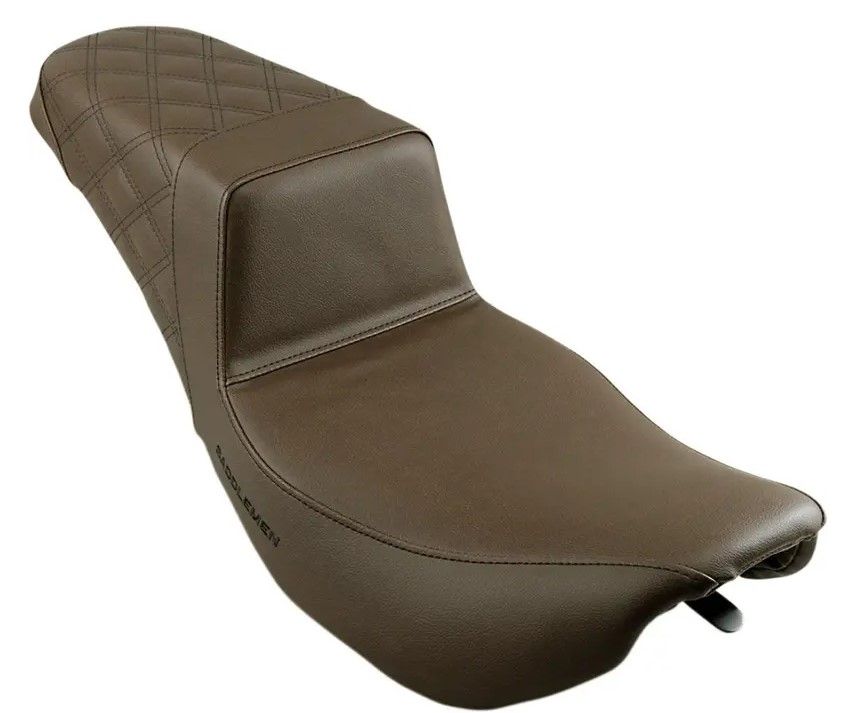 STEP-UP REAR LS シート 1997〜07年FLHR FLHX|ブラウン