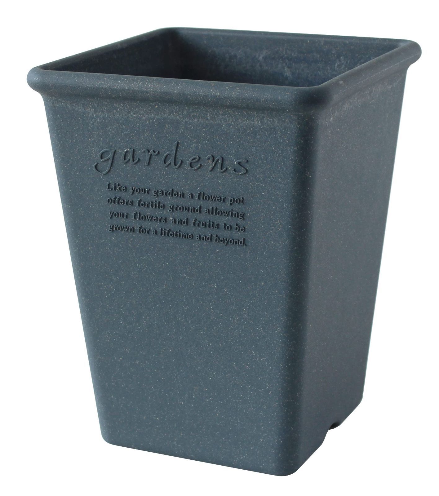 【人気商品】Hachiman 『アーブル gardens:arble』 ネイビー 角型ロング230(9.5L) 241478 エコポット/植木鉢 日本製 八幡化成