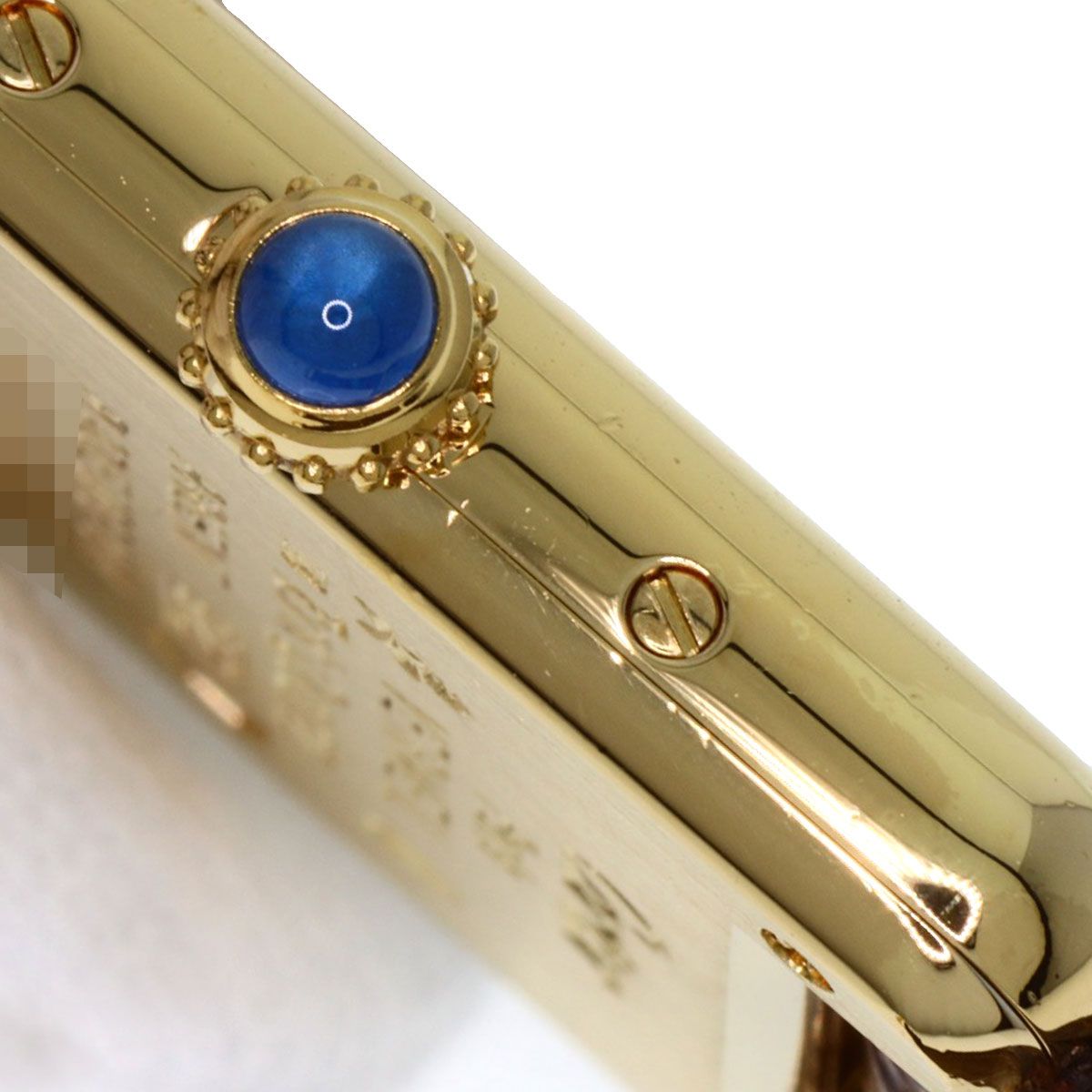 CARTIER カルティエ W1003154 マストタンク SM 腕時計 SV 革  