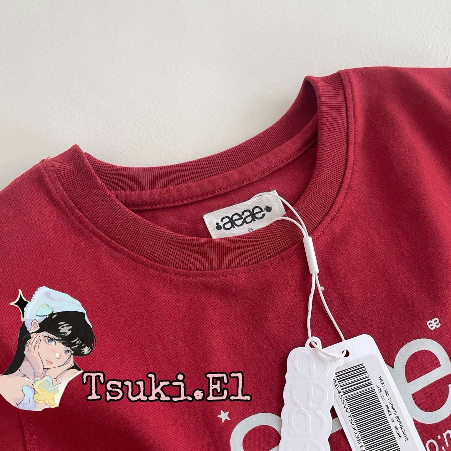 新品 韓国 AEAE エーイーエーイー WEB LOGO T-SHIRTS 半袖 ロゴ