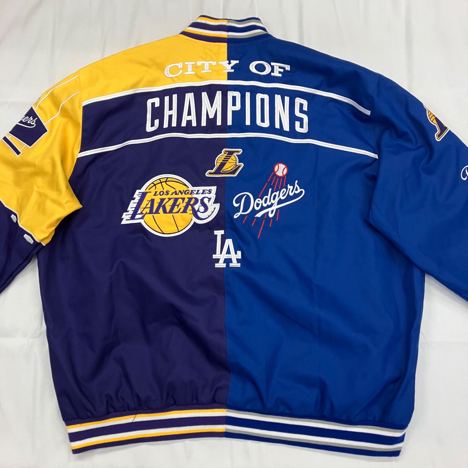 限定】優勝記念スタジャン JHデザイン City Of Champions ロサンゼルス