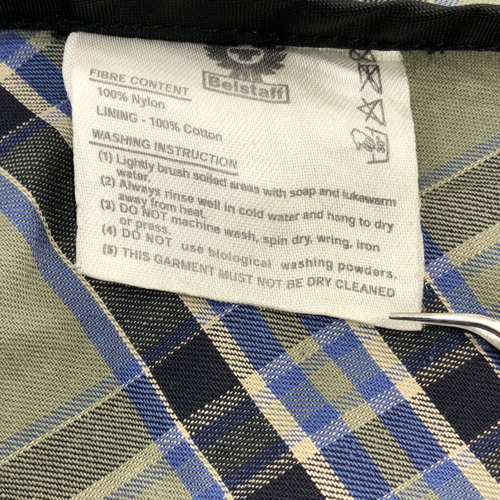 Belstaff ベルスタッフ ナイロン モーターサイクルジャケット ブラック