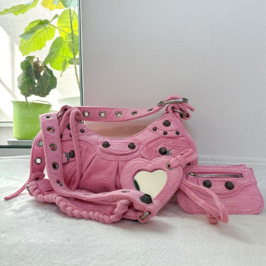 BALENCIAGA LE CAGOLE XS パイル生地 671309 バッグ - メルカリ