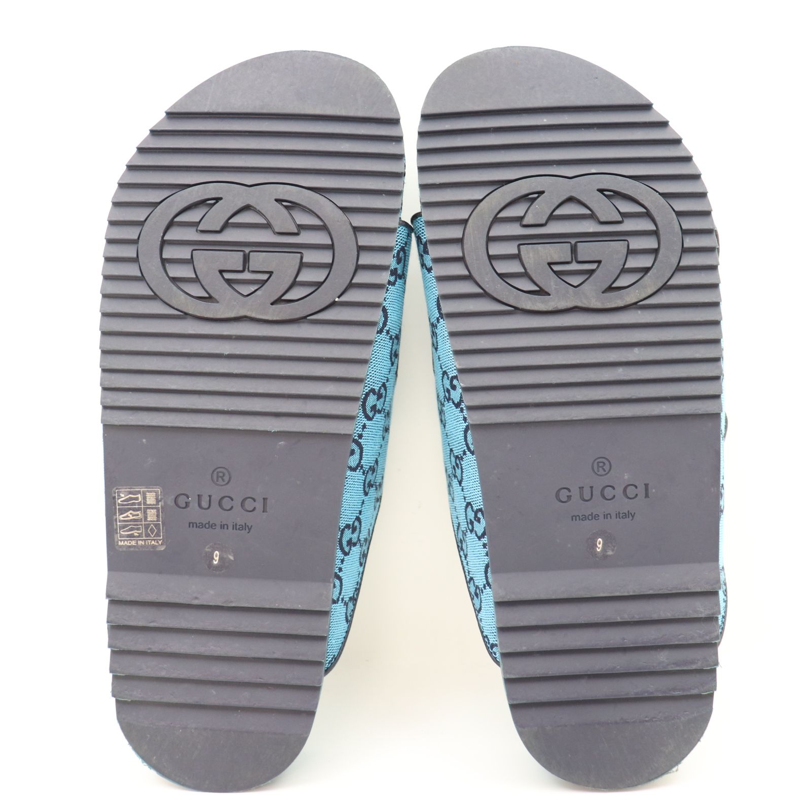 GUCCI グッチ　GG キャンバス サンダル　9 GUCCI グッチ ジャンボGG キャンバス スライドサンダル 624695