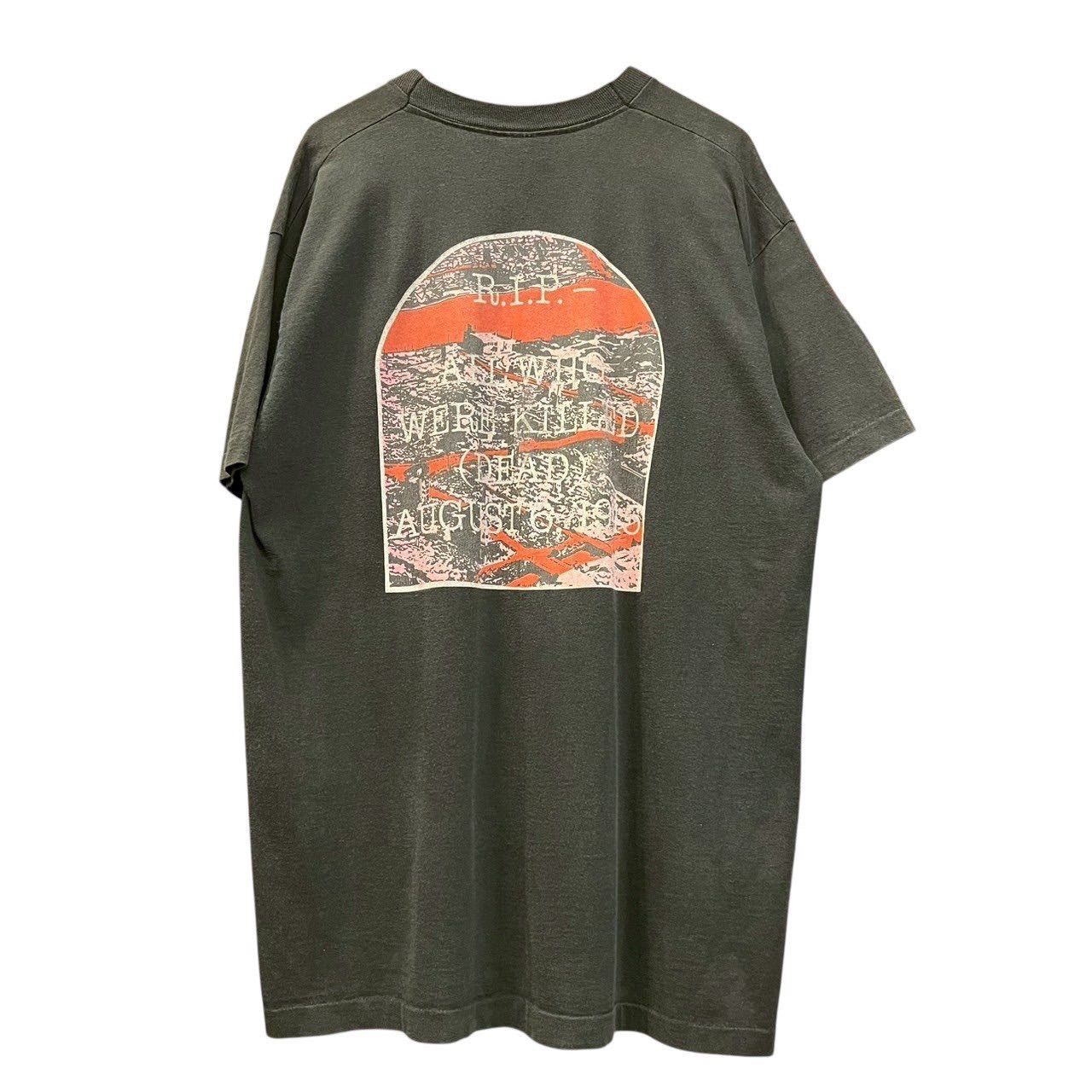 90s ビンテージ SOCIAL DISTORTION 両面プリント バンド Tシャツ