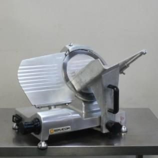 動作音あり 2020年製 レマコム ミート スライサー RSL-220 W460D398H370mm 100V 120W 刃220mm 手動 ハム スライサー 半解凍肉 16kg