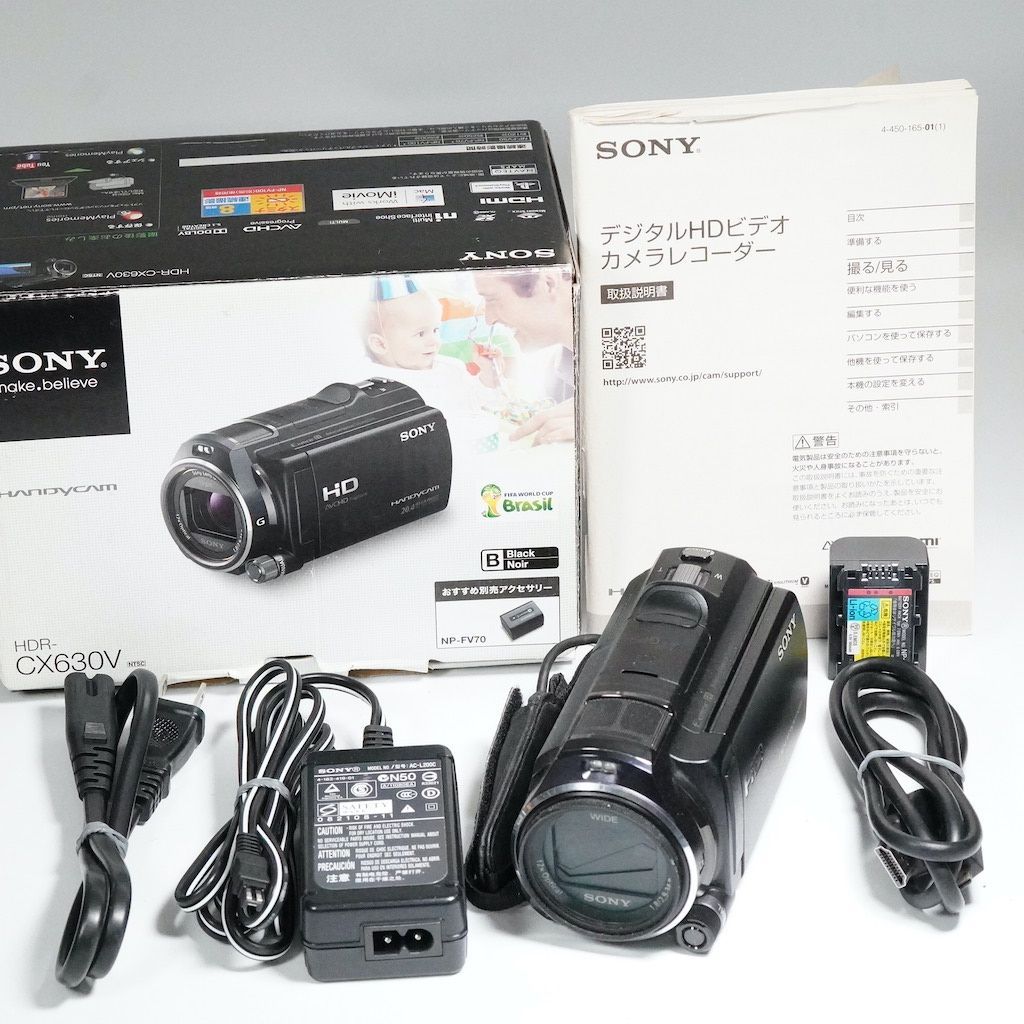 SONY ソニー HDR-CX630V ブラック 元箱 1週間保証 |1602