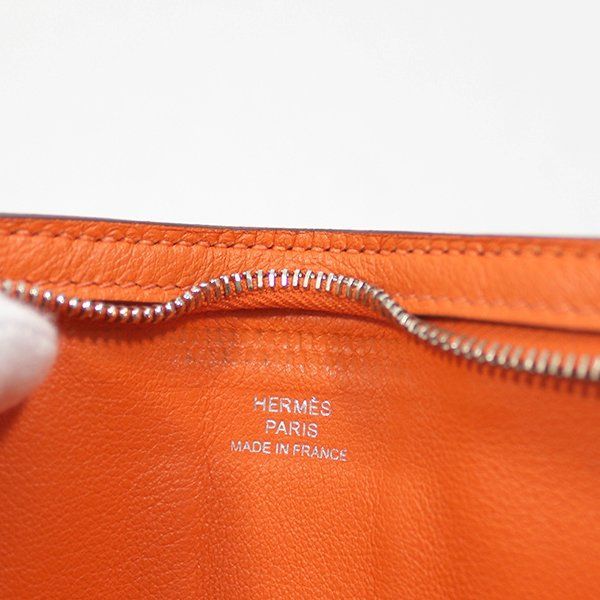 HERMES♦︎エルメス ジップザップ スイフト 折り財布 オレンジ