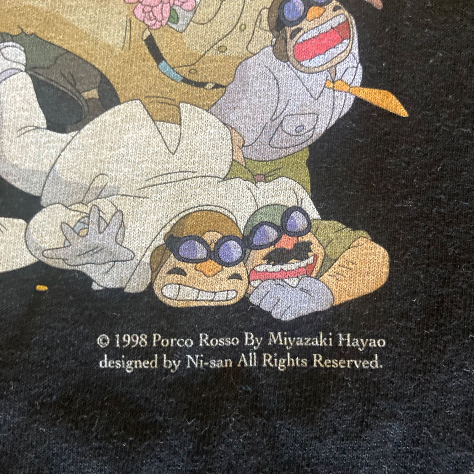 古着 希少 紅の豚 Porco Rosso スタジオジブリ STUDIO GHIBLI T