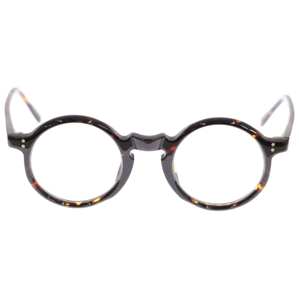 guepard ギュパール gp-11 - Ecaille ラウンドフレーム アイウェア 眼鏡 ブラウン