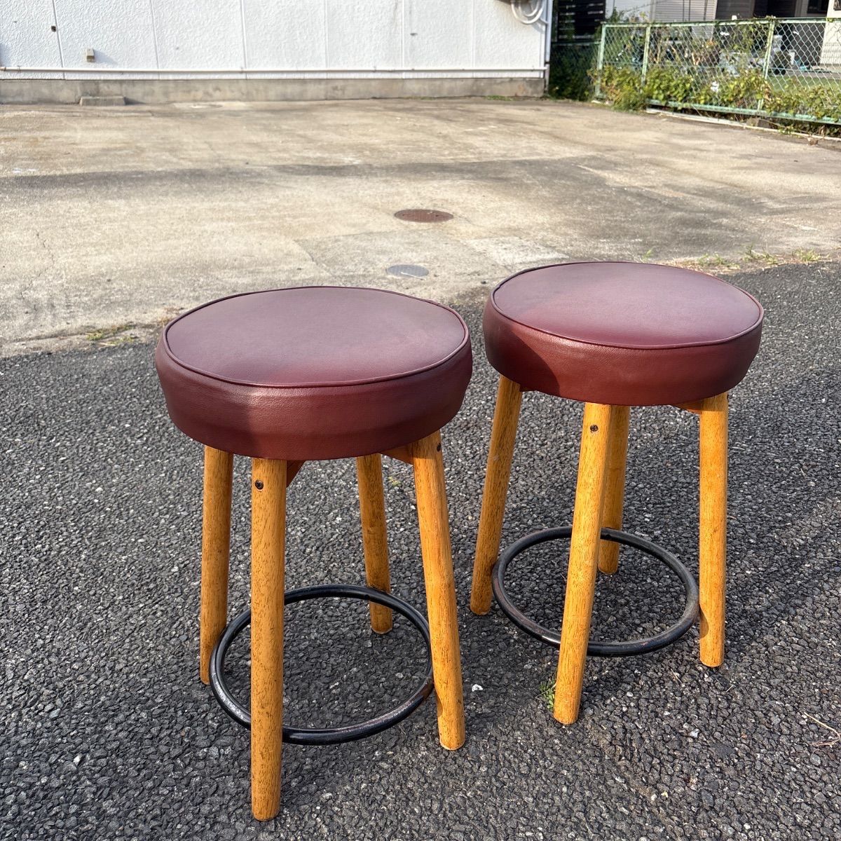 2脚セット】oliver/オリバー ダイニングチェア カウンターチェア 木製