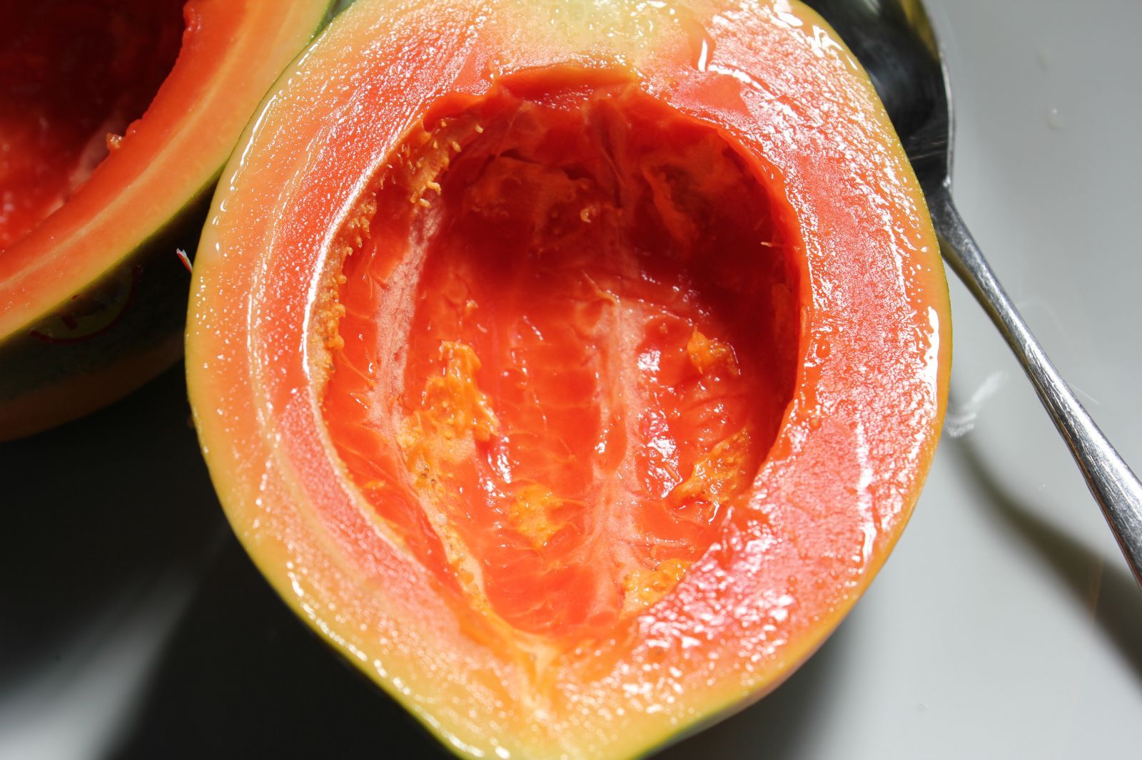 沖縄県産 フルーツパパイヤ 2玉（1㎏前後）国産 果物-4